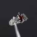 Crimson Rose Radiance Ring