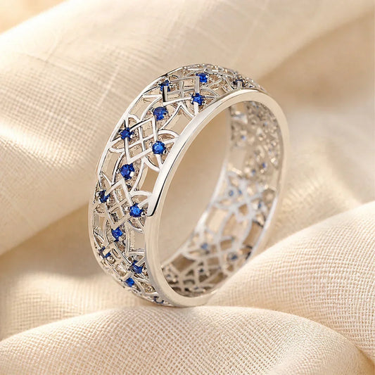 Sapphire Filigree Dream Ring