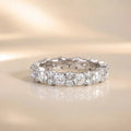 Moissanite Round Cut Wedding Band Ring for Women