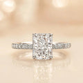 Radiant Cut Travel Ring for Everyday Wear