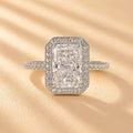 Radiant Cut Vintage Ring for Everyday Wear
