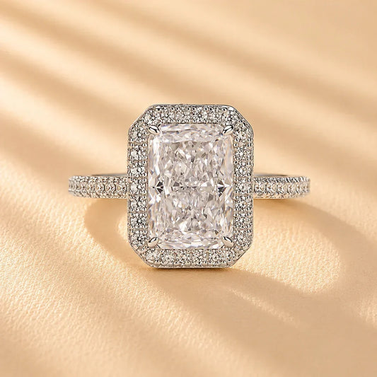 Radiant Cut Vintage Ring for Everyday Wear