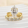 Marquise Cut Bridal Ring Set