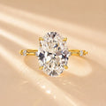 Oval Cut Simple Engagement Ring