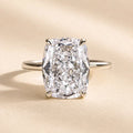 Sparkle Cushion Cut Engagement Ring for Women