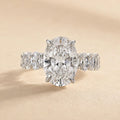 Oval Cut Luxurious Engagement Ring