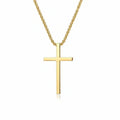 Bezel Cross Necklace