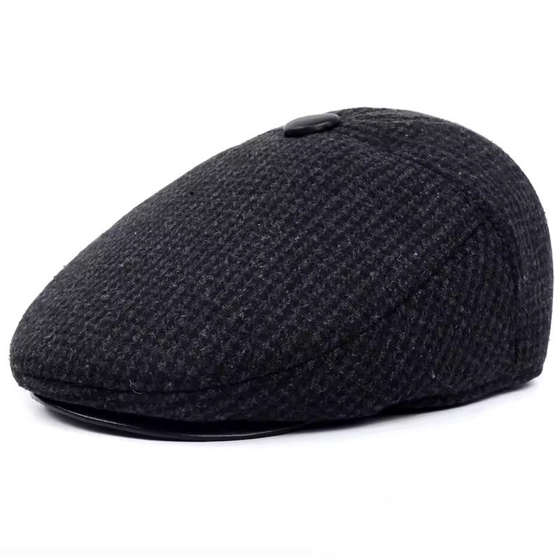 Wool Ear Flap Cap