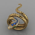 Golden Python Ring