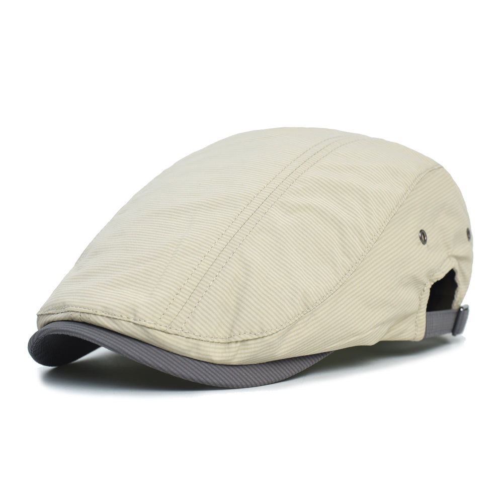 Pinstripe Cotton Cap