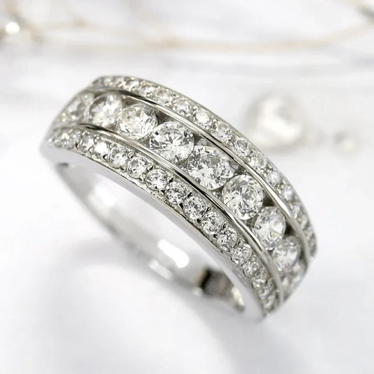 Elegant Silver Stone Ring