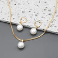 Golden Pearl Jewelry Set