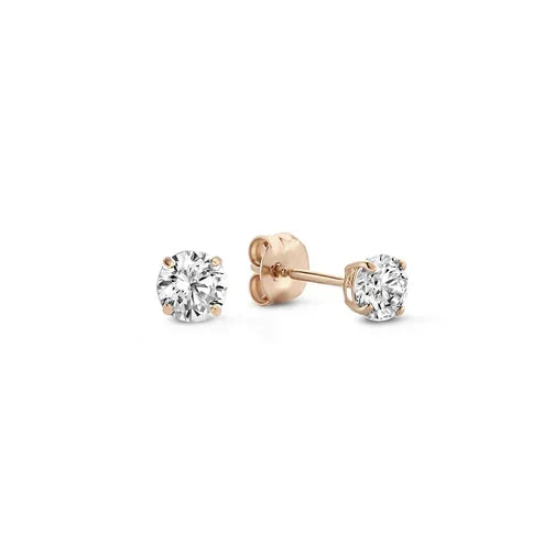 Larmes De Lune Stone Stud Earrings