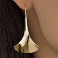 Vintage Gold-Plated Dangling Earrings