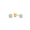 Larmes De Lune Stone Stud Earrings