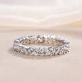Fashion Marquise Cut & Round Cut Stackable Wedding Ring