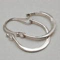 Minimal Silver Hoop Earrings